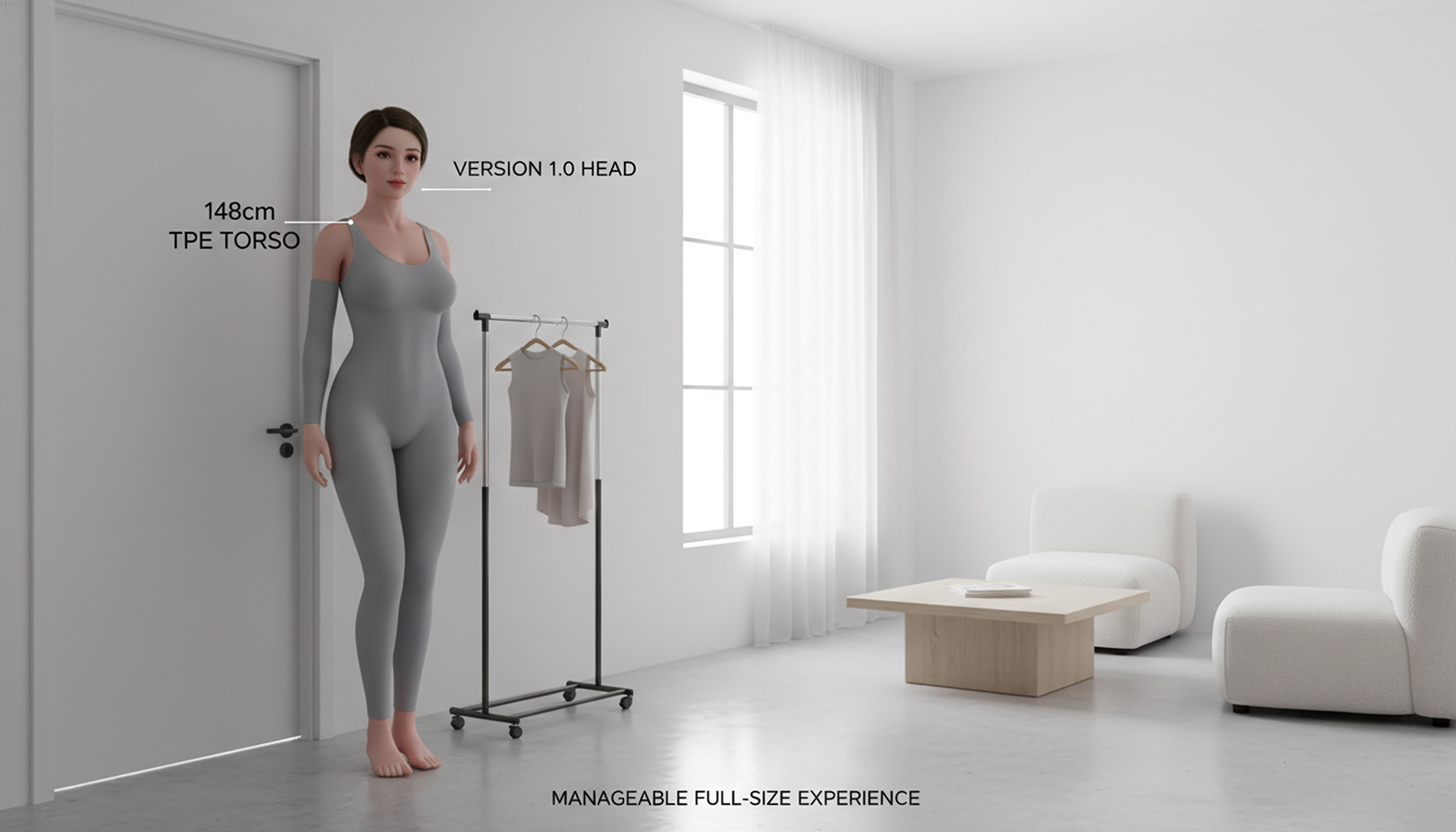 148cm TPEボディ + 1.0バージョンヘッド  シーンコンセプトアート